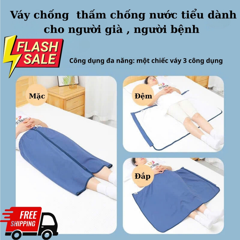 Váy Tã Người Lớn Chống Thấm – Dành Cho Người Bệnh, Người Già