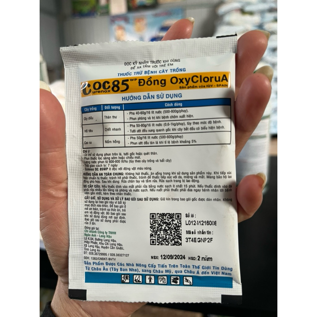 Phòng Trừ Nấm Bệnh trên cây trồng COC85 (gói 20gr)