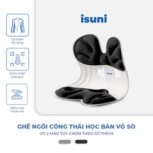 Ghế Công Thái Học ISUNI SEASHELL Chống Gù Lưng Giúp Ngồi Thẳng Lưng Chống Vẹo Cột Sống