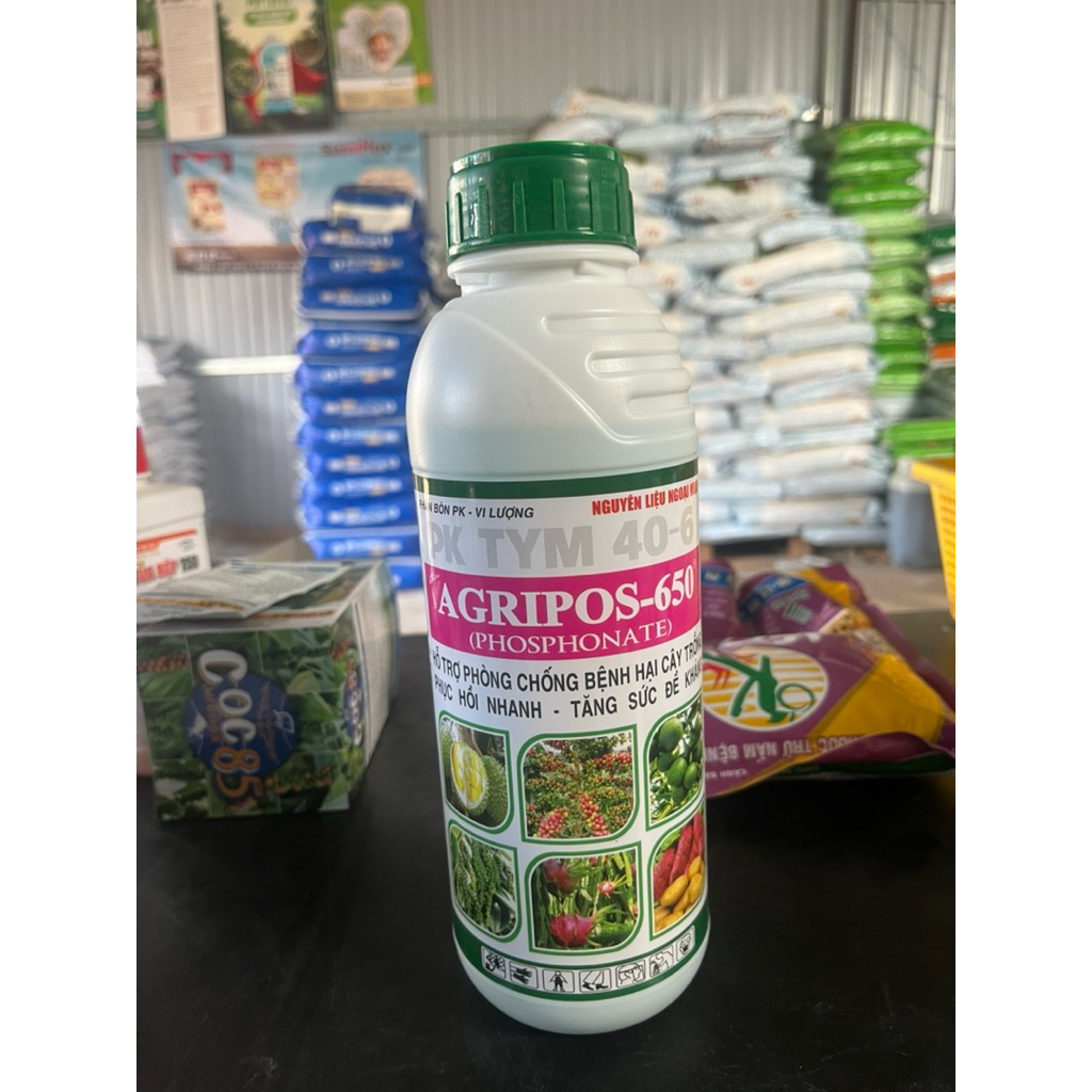 phân bón vi lượng AGRIPHOS- 650(Chai 1lít)- Lân 2 chiều
