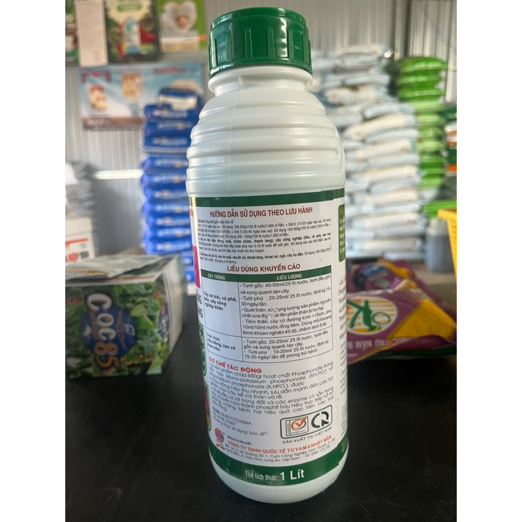 phân bón vi lượng AGRIPHOS- 650(Chai 1lít)- Lân 2 chiều