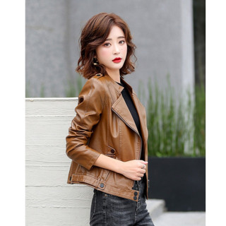 Áo Khoác Da Nữ Ngắn Cao Cấp Mềm Đẹp KD15