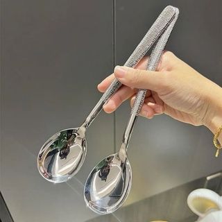 Combo 10 Thìa, Muỗng Hàn Quốc Cán Dài Cao Cấp Chất Liệu Inox Sáng Bóng Không Gỉ (hàng tốt)