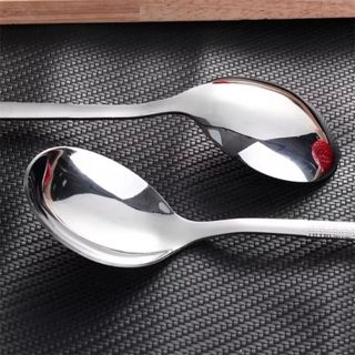 Combo 10 Thìa, Muỗng Hàn Quốc Cán Dài Cao Cấp Chất Liệu Inox Sáng Bóng Không Gỉ (hàng tốt)