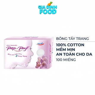 Bông Tẩy Trang Pop - Puf Classic 100 Miếng [Sản Phẩm Chính Hãng]
