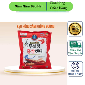 Kẹo Hồng Sâm Hữu Cơ Không Chứa Đường Dạng Gói 500g, Ngon Miệng và Bổ Dưỡng. ( hàng mới về )