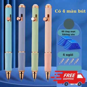 Bút Máy BC-03 Mực Không Xóa – Bấm Thu Ngòi, Viết Trơn Tru, Không Lem.