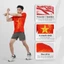 Áo thể thao chạy bộ nam nữ GOYA T-SHIRT DRAGON (Rồng Vàng)2 - Siêu nhẹ, thoáng mát, co giãn 4 chiều