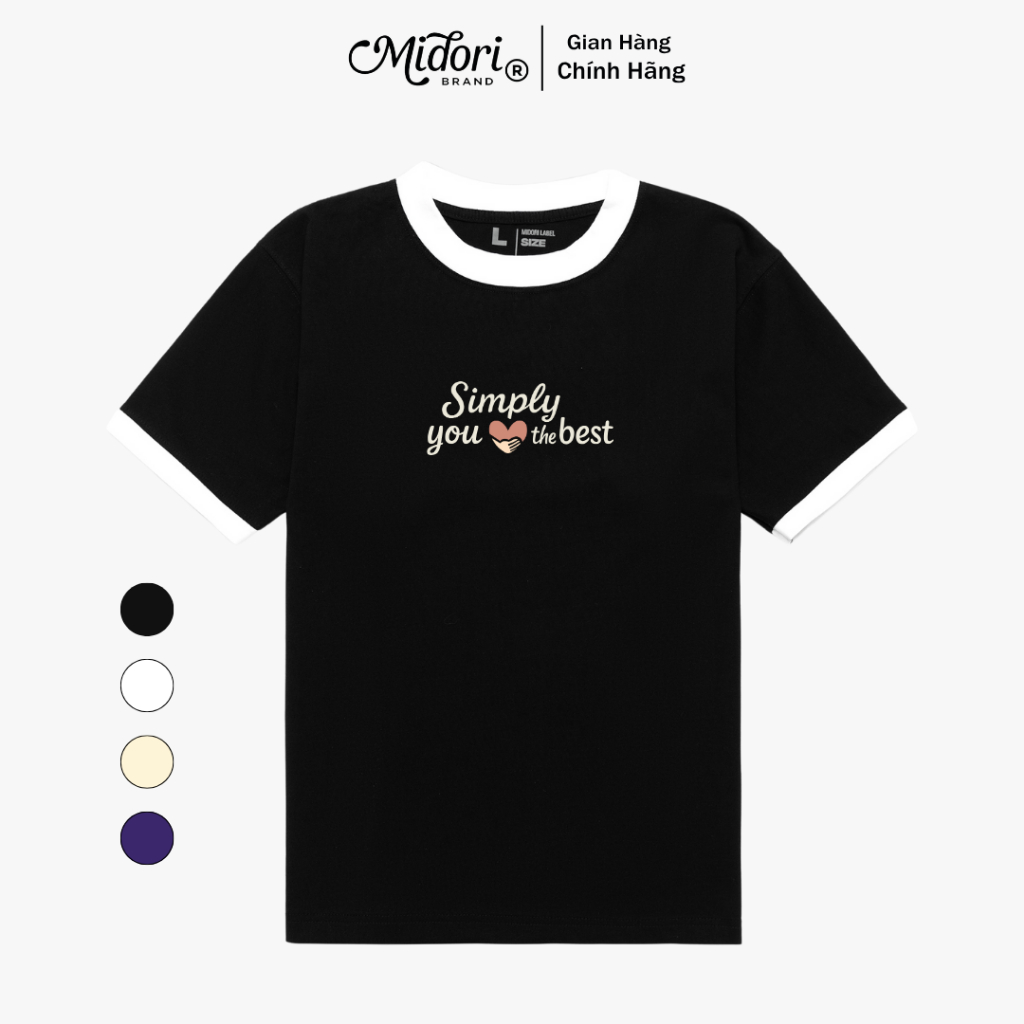 Áo Thun Babytee Cotton Nam Nữ SIMPLY Phông Tay Lỡ Unisex Cổ Tròn Chính Hãng | LocalBrand M STUDIO