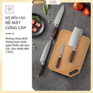 Thớt Gỗ OLIVO Wood Fiber K30/K37 – Sợi Gỗ Tự Nhiên, Chống Cong Vênh, Chống Ẩm Mốc NGUYENCOOK