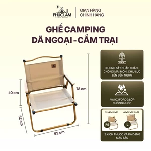 Ghế Gấp Gọn Khung Sắt V9999 Gấp Gọn Có Tựa Lưng, Ghế Cắm Trại Dã Ngoại Cafe Du Lịch Nhập Khẩu
