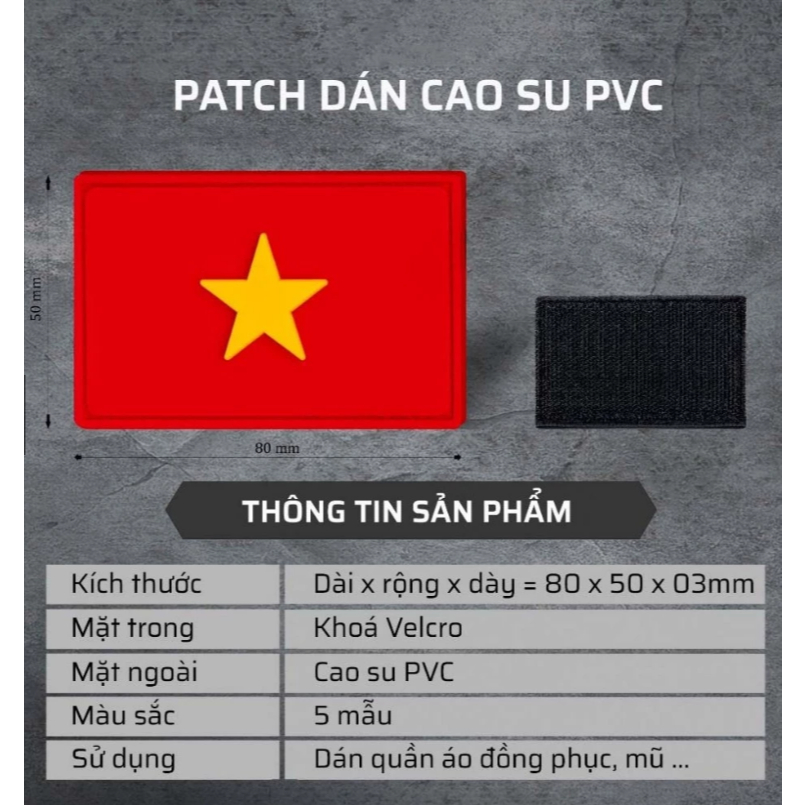 Lá cờ dán áo hoặc mũ hoặc vật liệu tiện dụng bền chắc, chất lượng Sticker Bida dán bao cơ logo