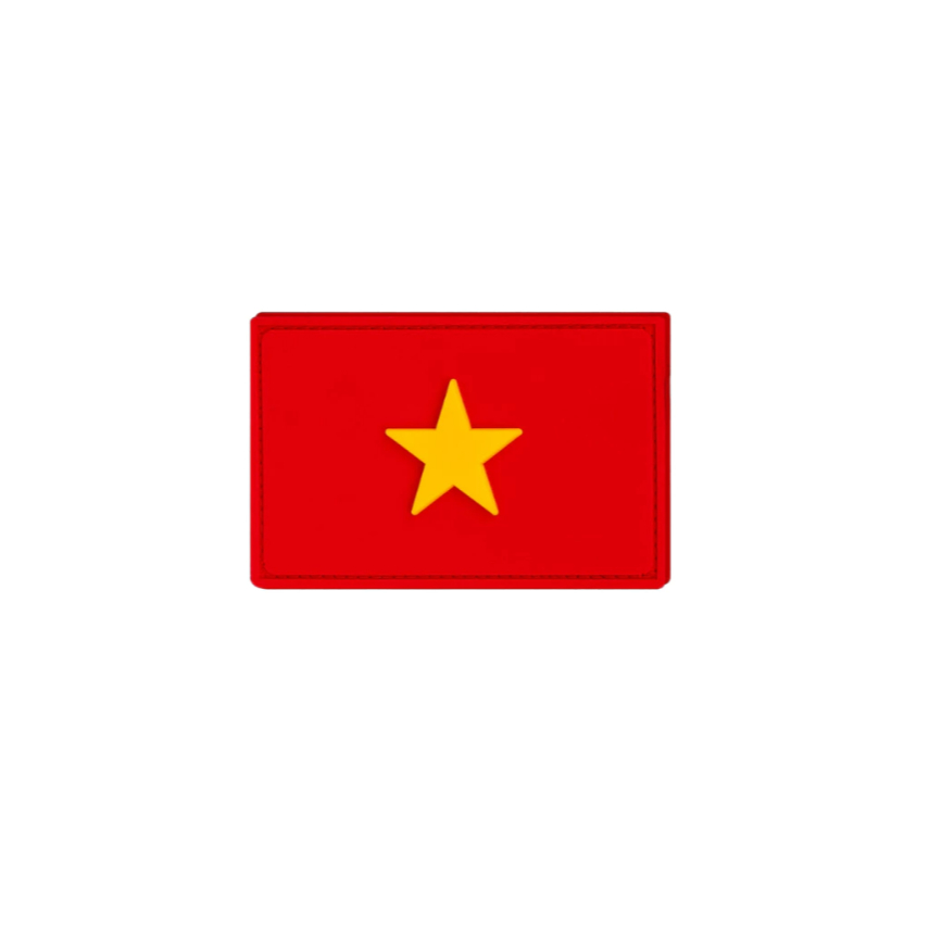 Lá cờ dán áo hoặc mũ hoặc vật liệu tiện dụng bền chắc, chất lượng Sticker Bida dán bao cơ logo