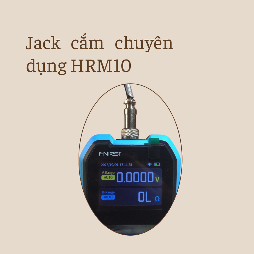Jack cắm chuyên dụng máy đo nội trở fnirsi hrm10