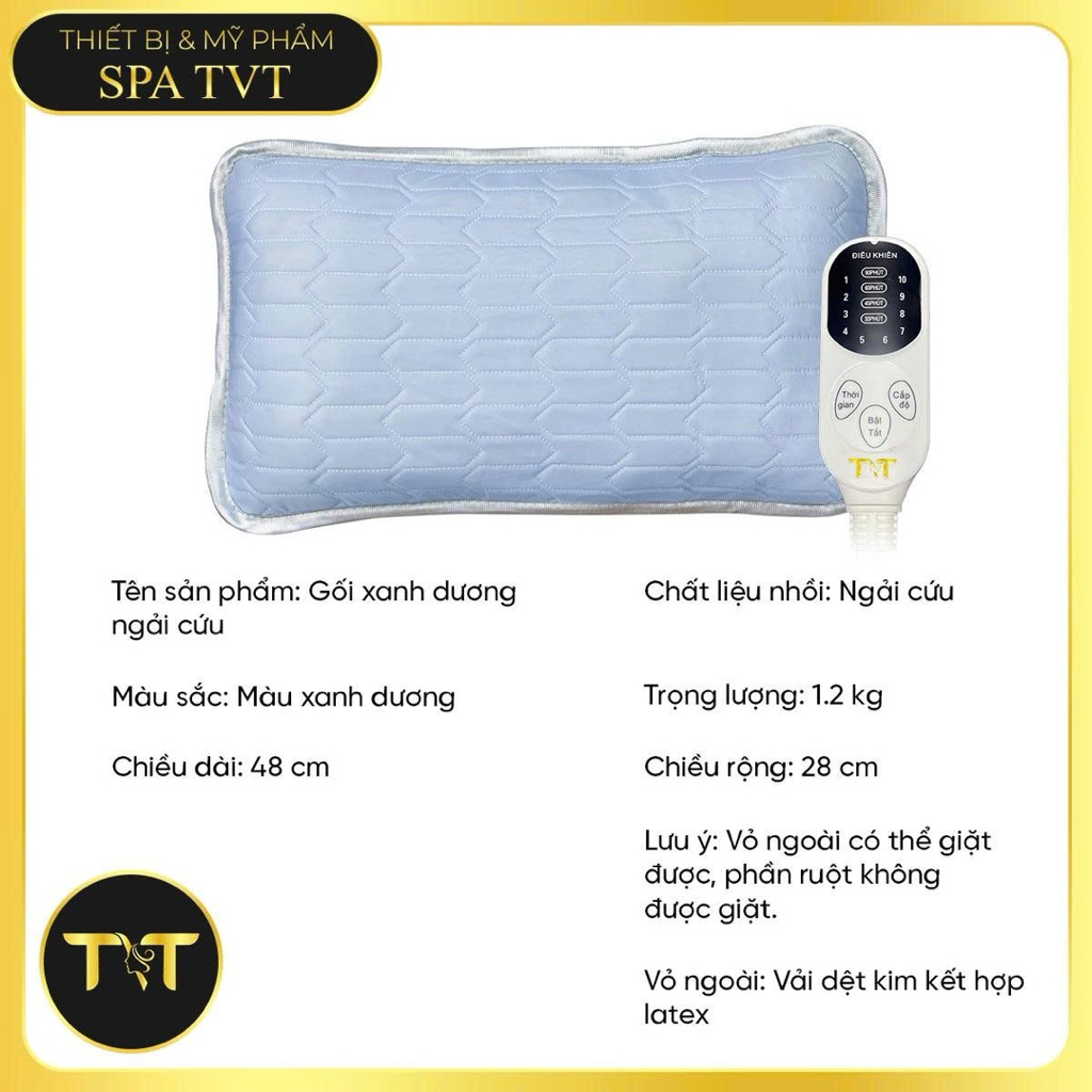 GỐI NGẢI CỨU TVT, GỐI NGỦ THẢO DƯỢC HỖ TRỢ GIẢM ĐAU VAI GÁY, THƯ GIÃN, CẢI THIỆN GIẤC NGỦ