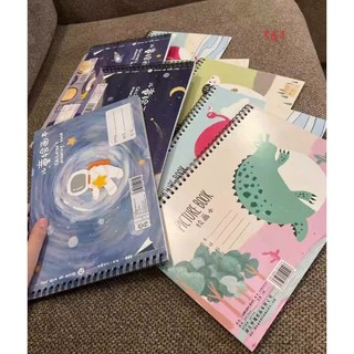 Vở vẽ A4 - 30 trang lò xo giấy dày chống loá cho bé trai bé gái học tập sáng tạo, màu ngẫu nhiên