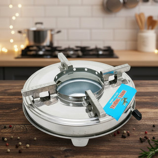 [Giá Sỉ] Combo 10 Bếp cồn inox Trường Thành bếp lẩu cồn tròn mini - Phương Trang