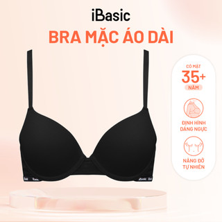 Áo ngực có gọng Cotton USA iBasic mút mỏng cúp T-Shirt BRAY108