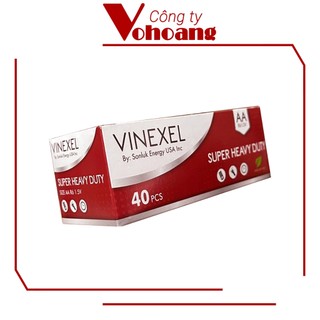 Hộp 40 viên pin chất lượng Mỹ pin AA Vinexel By Sonluk Energy USA Inc