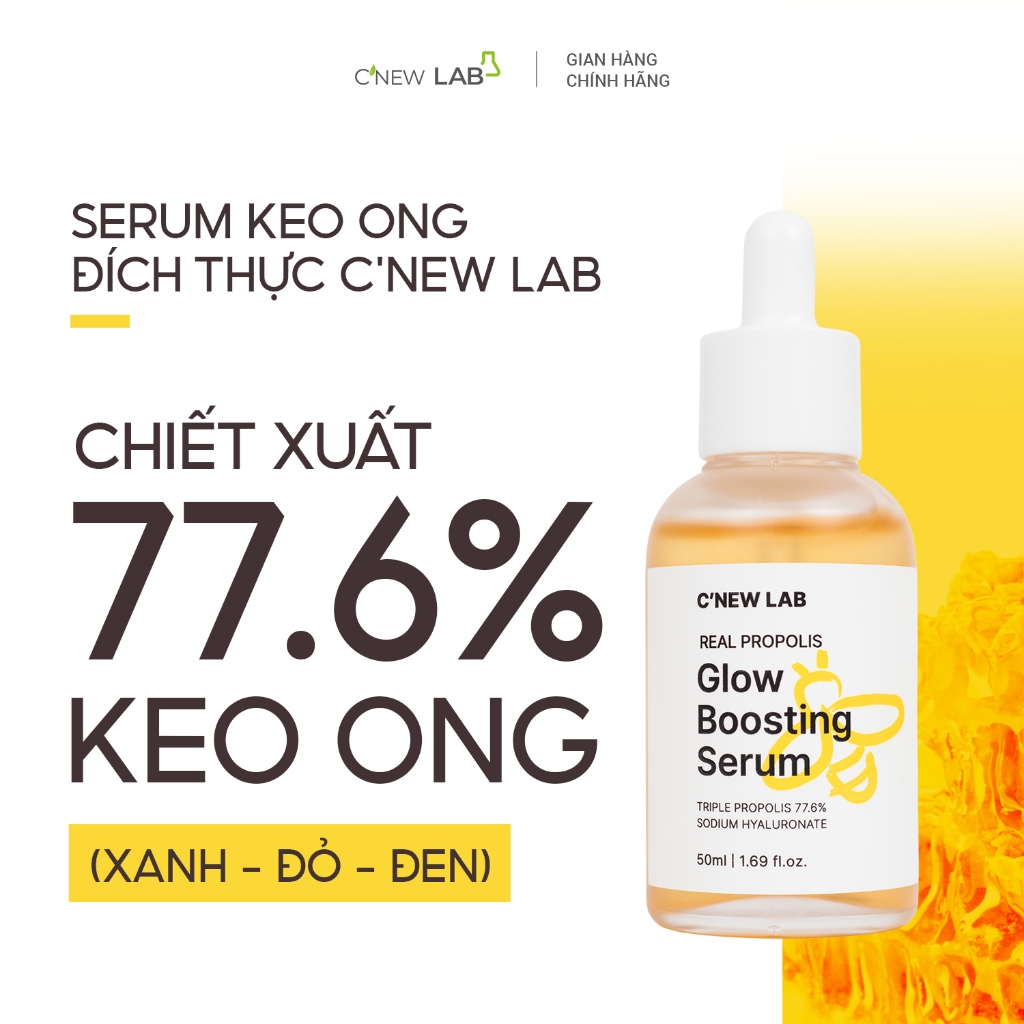 Serum Keo Ong cấp ẩm sâu C'New Lab Real Propolis Serum (50ml)