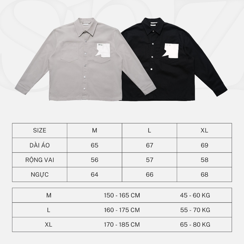 Áo Sơ Mi Oversized SNAZZY Unisex Chất Liệu Denim Chính Hãng - SHEEP BUTTON UP | BigBuy360 - bigbuy360.vn