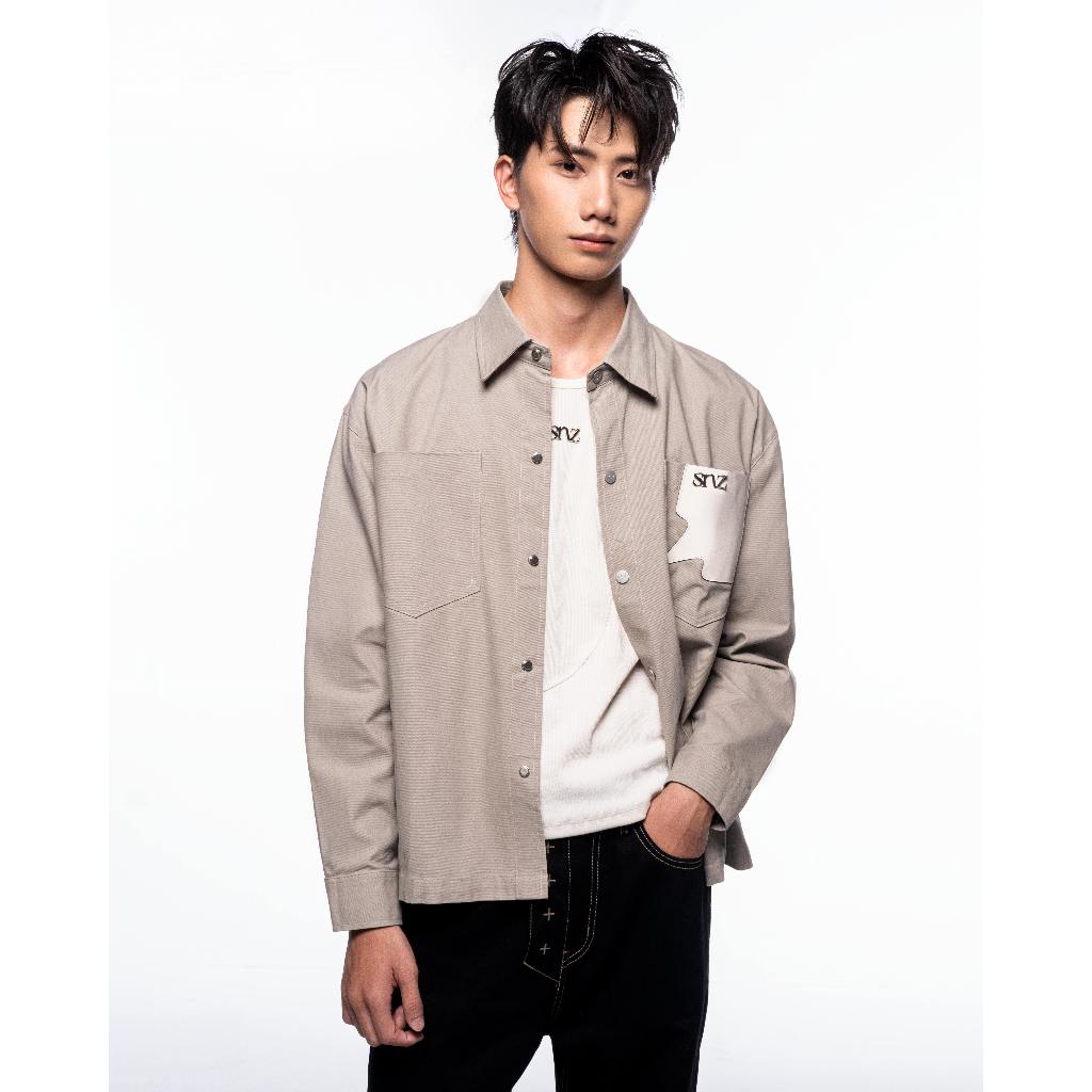 Áo Sơ Mi Oversized SNAZZY Unisex Chất Liệu Denim Chính Hãng - SHEEP BUTTON UP | BigBuy360 - bigbuy360.vn