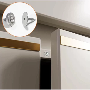 Bộ vít nón đầu to có nam châm hút lắp cho cửa tủ, đồ nội thất giữ cố định khi đóng, chống trẻ em mở