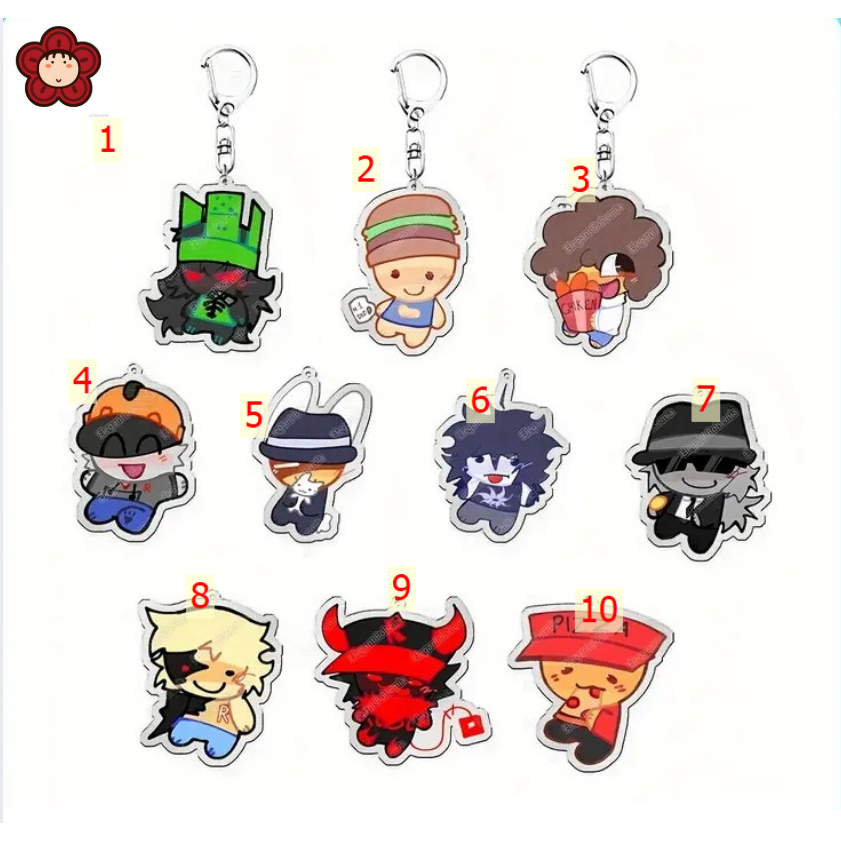 Móc khoá Forsaken Keychains Game Guest 1337 Noob Shedletsky John Doe ...