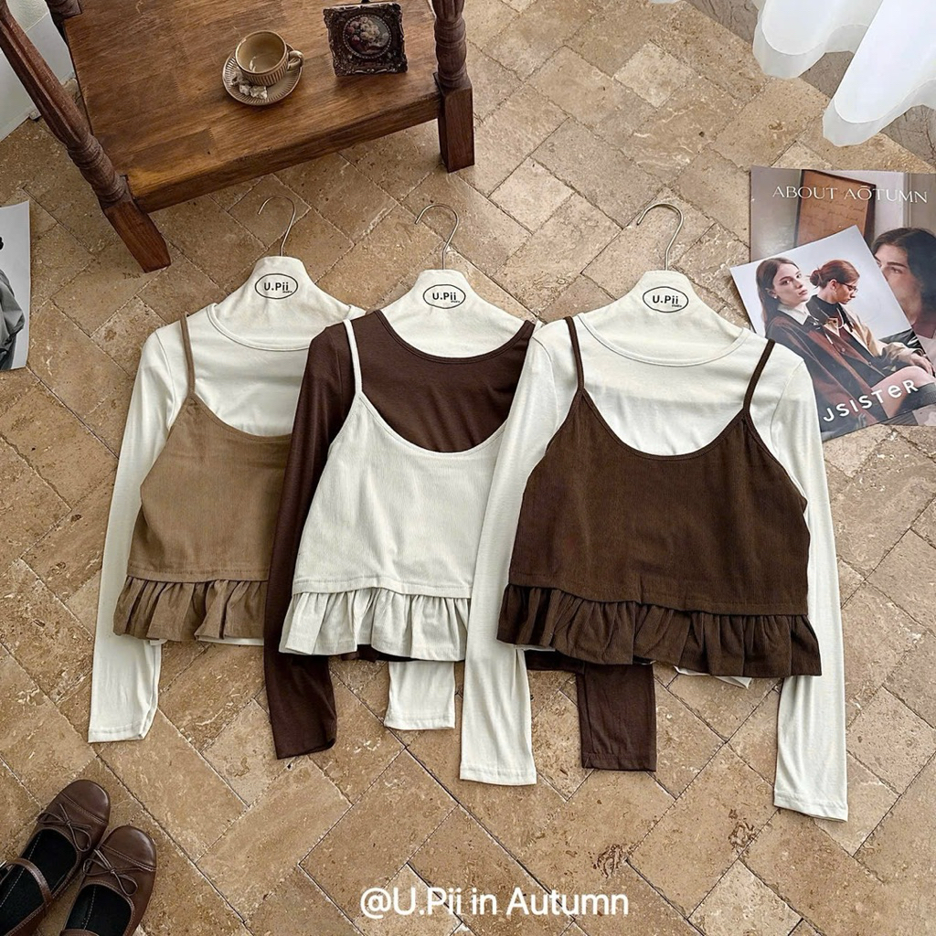 [𝐒𝐮𝐙𝐲] Set Áo Yếm 2 Dây QCCC Loại 1 (48-53kg)