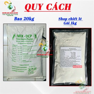 1kg Khoáng đa vi lượng Mix DCP, khoáng cho cá tôm tép ốc, Khoáng tạt phòng bệnh cong thân, đục cơ.
