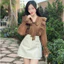 Áo sơ mi nữ tơ nhăn bèo vai nơ cổ dài tay - A2721 Kymie