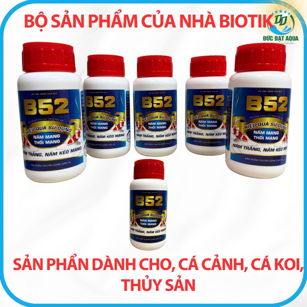 B52, nấm mang, thối đuôi, nấm trăng , dùng cho cá cảnh ,cá koi, thủy sản LỌ 250ML 7