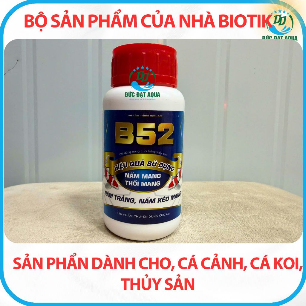 B52, nấm mang, thối đuôi, nấm trăng , dùng cho cá cảnh ,cá koi, thủy sản LỌ 250ML 4