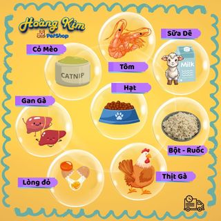 Hạt cho mèo 6kg MOLIK topping - Hỗ trợ tiêu hóa, chăm sóc da, dưỡng lông, giảm mùi hôi phân