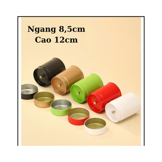 Lọ hộp Nhôm Thiếc kín Đựng Matcha, đựng Trà, đựng Caphe, đựng Thực Phẩm, đủ màu sắc