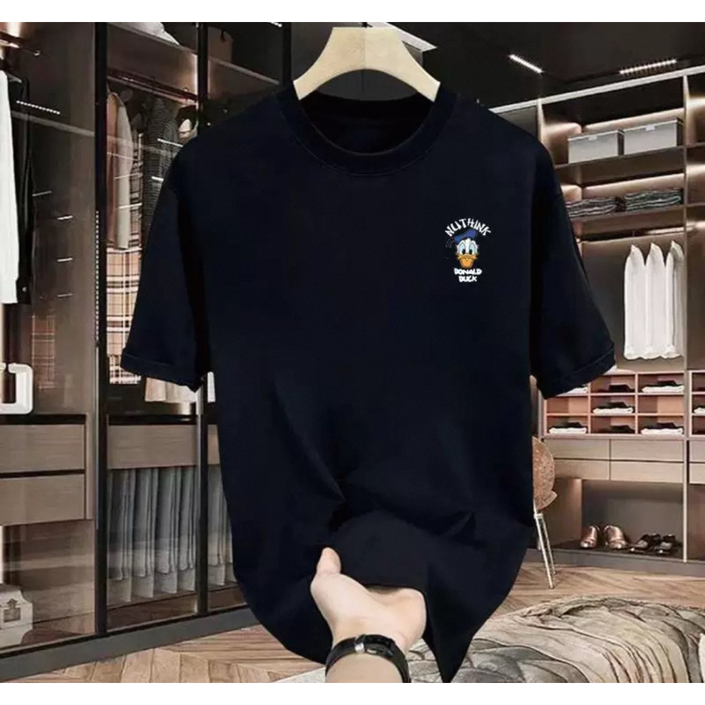 Áo Thun Nuthink Unisex Nam Nữ Áo Thun Dunk Dễ Thương Vải Cotton Mềm Mịn Thoáng Mát