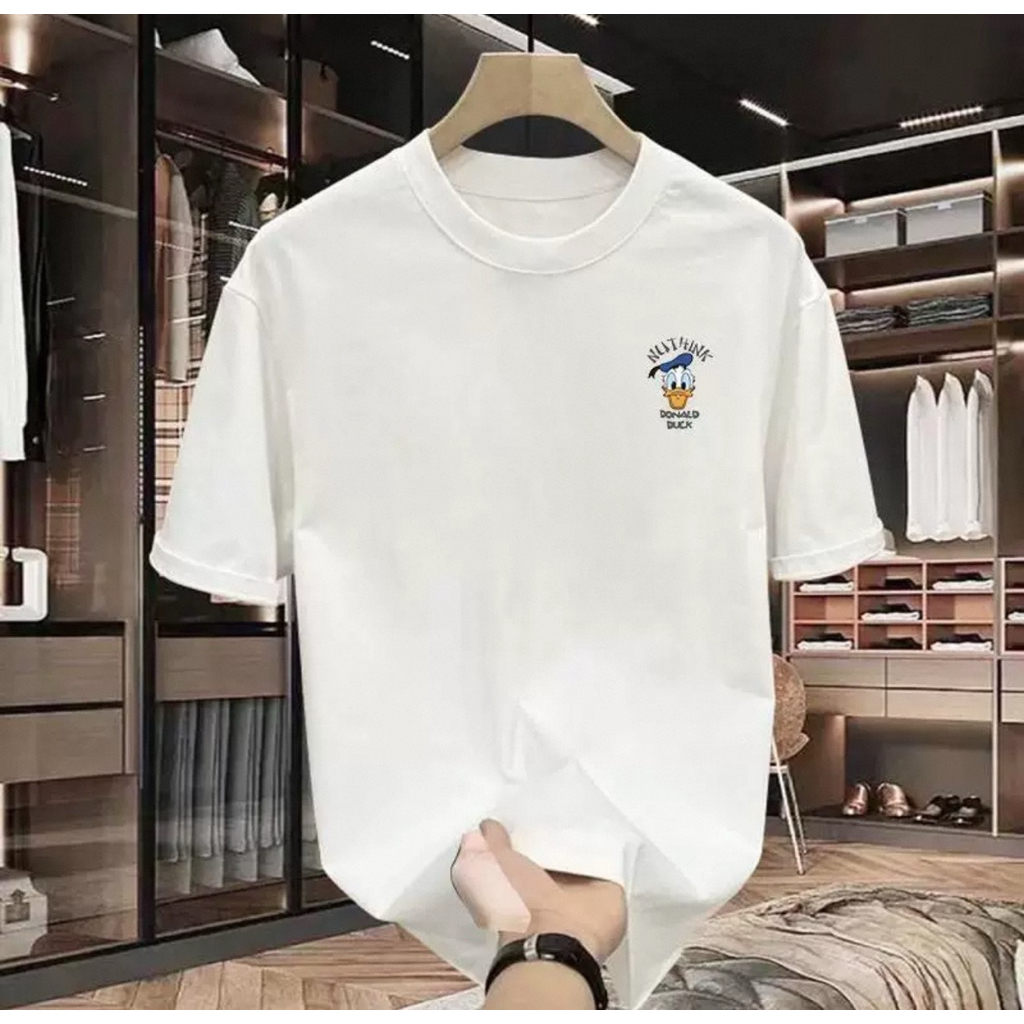 Áo Thun Nuthink Unisex Nam Nữ Áo Thun Dunk Dễ Thương Vải Cotton Mềm Mịn Thoáng Mát