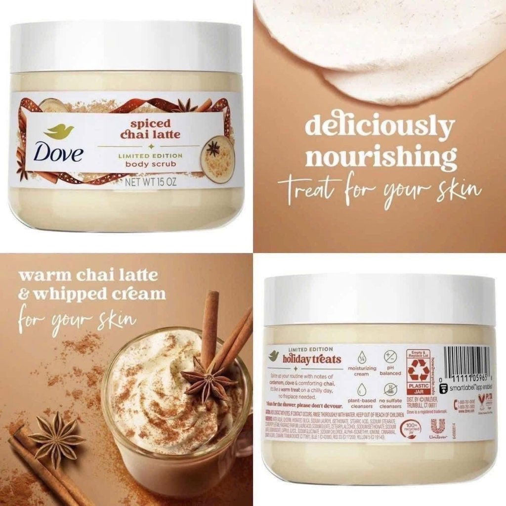 Tẩy da chết body Dove Mỹ 425g, tẩy tế bào chết body