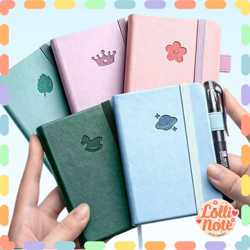 Sổ Tay Mini Bỏ Túi A7 - A6 Lolli bìa giả da mềm cao cấp bìa basic ...