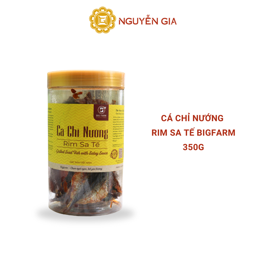 Cá Chỉ Nướng Rim Sa Tế Bigfarm 350g NGDAV011
