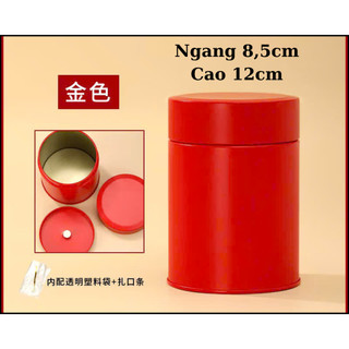 Lọ hộp Nhôm Thiếc kín Đựng Matcha, đựng Trà, đựng Caphe, đựng Thực Phẩm, đủ màu sắc