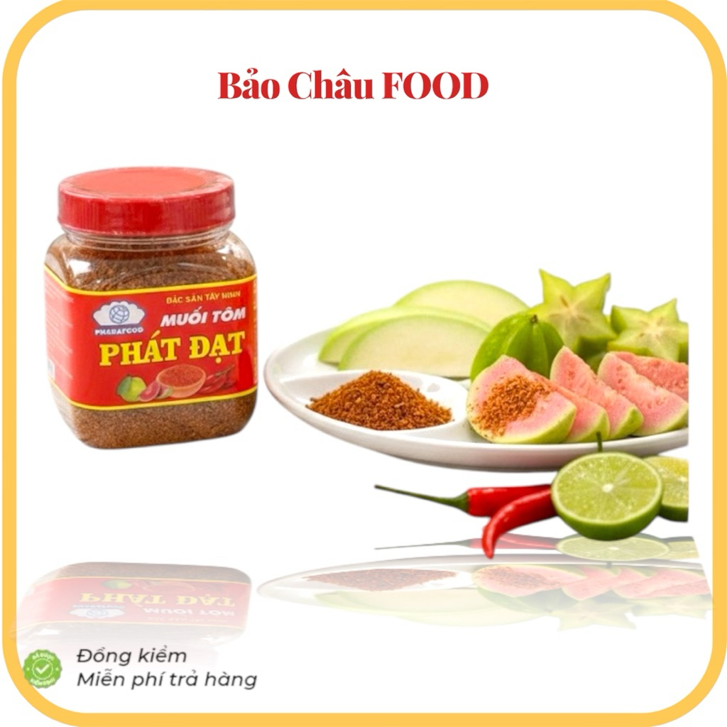 Muối Tôm Phát Đạt 100gr – Hương Vị Đậm Đà Khó Cưỡng Từ Tây Ninh!