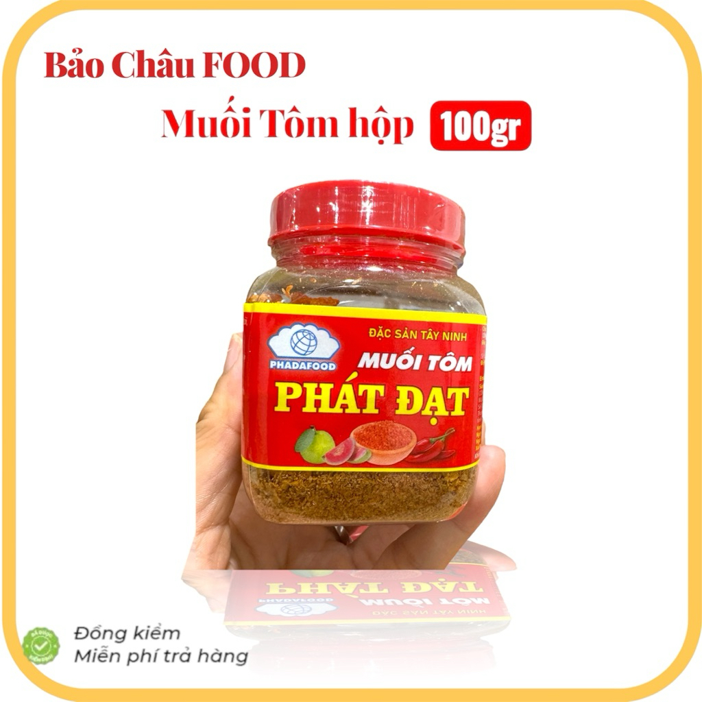 Muối Tôm Phát Đạt 100gr – Hương Vị Đậm Đà Khó Cưỡng Từ Tây Ninh!