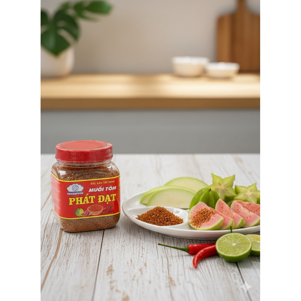 Muối Tôm Phát Đạt 100gr – Hương Vị Đậm Đà Khó Cưỡng Từ Tây Ninh!