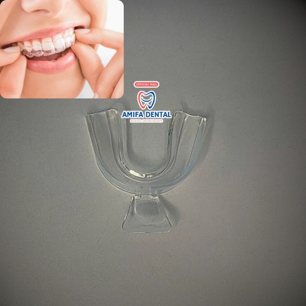 Máng Tẩy Trắng Răng Tại Nhà Cho 2 Hàm, Khay Tẩy Trắng Răng Tuỳ Chỉnh Tại Nhà, Máng Nha Khoa Dùng Với Gel Tẩy Trắng Răng