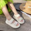 Dép Sandals Bánh Mì Bé Gái Quai Dán Chần Chỉ Trám - Sandal Đế Cao Siêu Nhẹ Phong Cách Hàn Quốc TH Kids