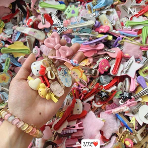 Set 20 kẹp tóc mix charm xinh xắn