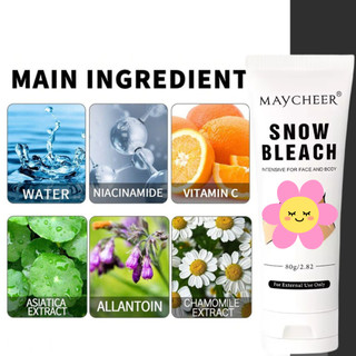 Kem Dưỡng Trắng Da MAYCHEER 80GR, Kem Giảm Thâm, Làm Trắng Da, Giảm Melanin Nách, Các Khớp Trong Đùi, Vân Thỏ Beauty