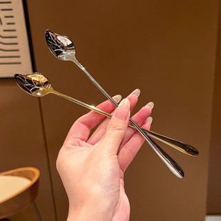 ( chiếc Lá  ) Muỗng Cà Phê  chiếc  Inox 304 cán Dài 19,8 cm Sang Trọng, Bền Đẹp  Muỗng Inox 304