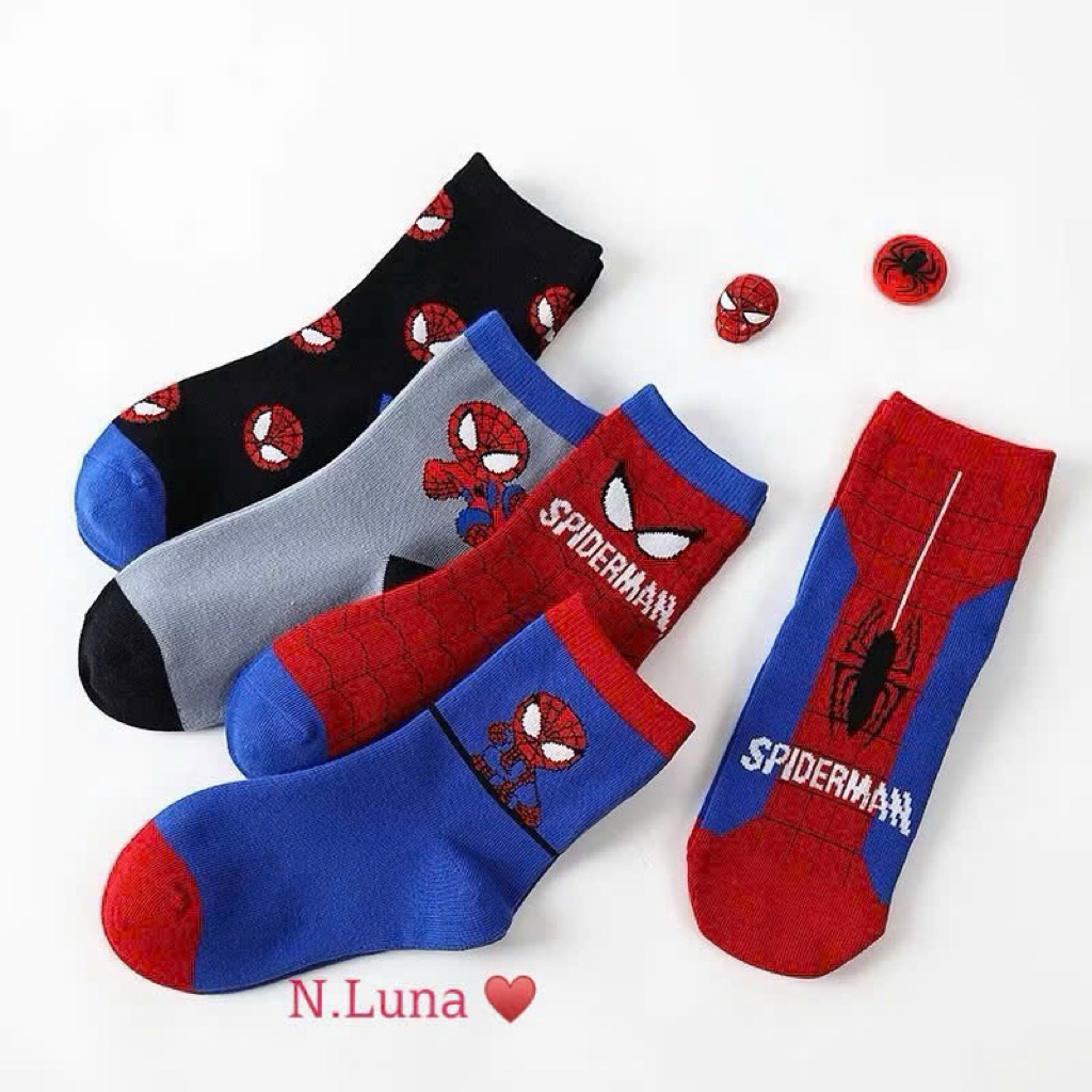 Set 10 tất siêu nhân nhện cho bé